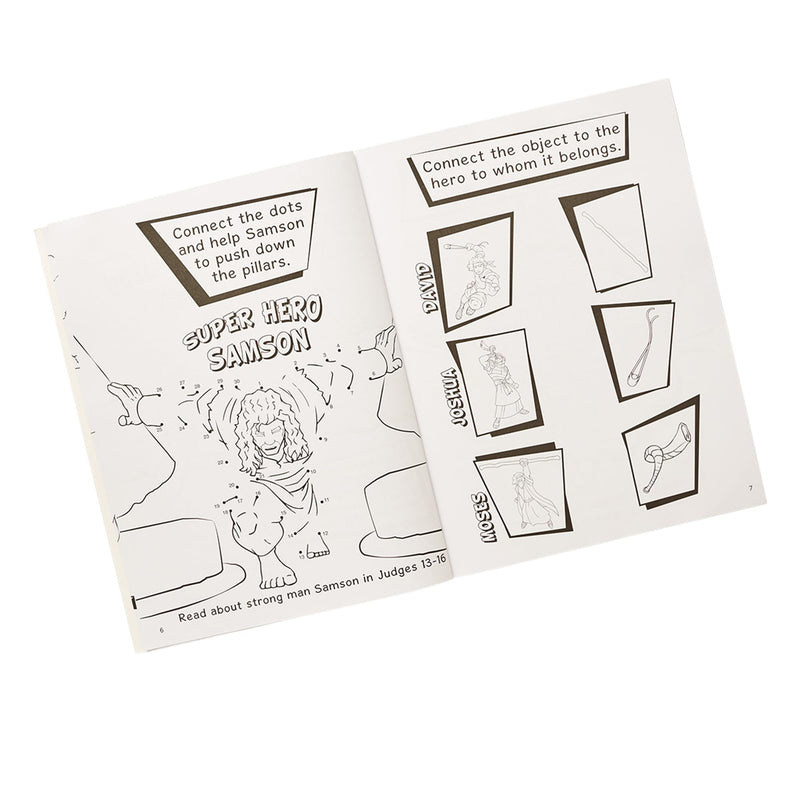 Super Heroes Activity Book: Bible Fun,New