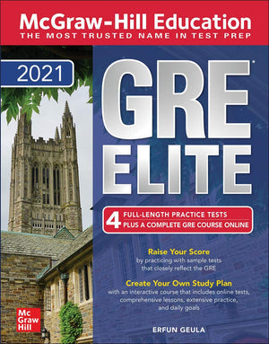 McGrawHill Education GRE Elite 2021,Used