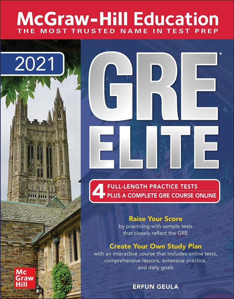 McGrawHill Education GRE Elite 2021,Used