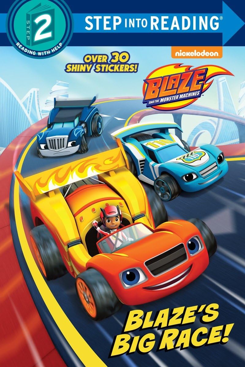 Blaze's Big Race! (Blaze and the Monster Machines) (Step into Reading),Used