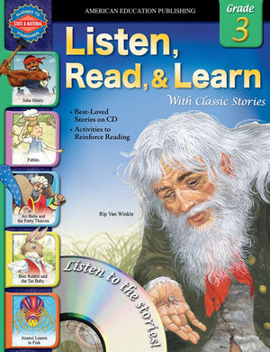 Listen, Read, and Learn with Classic Stories, Grade 3 (Listen, Read, & Learn with Classic Stories),Used