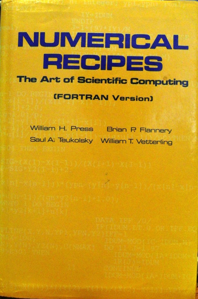Numerical Recipes in FORTRAN,Used