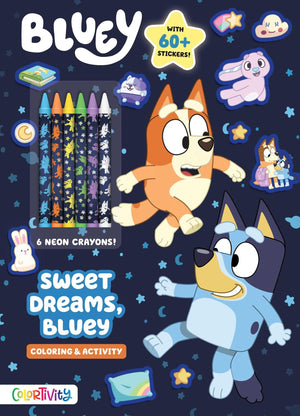 Bluey: Sweet Dreams, Bluey (Color & Activity With Crayons)