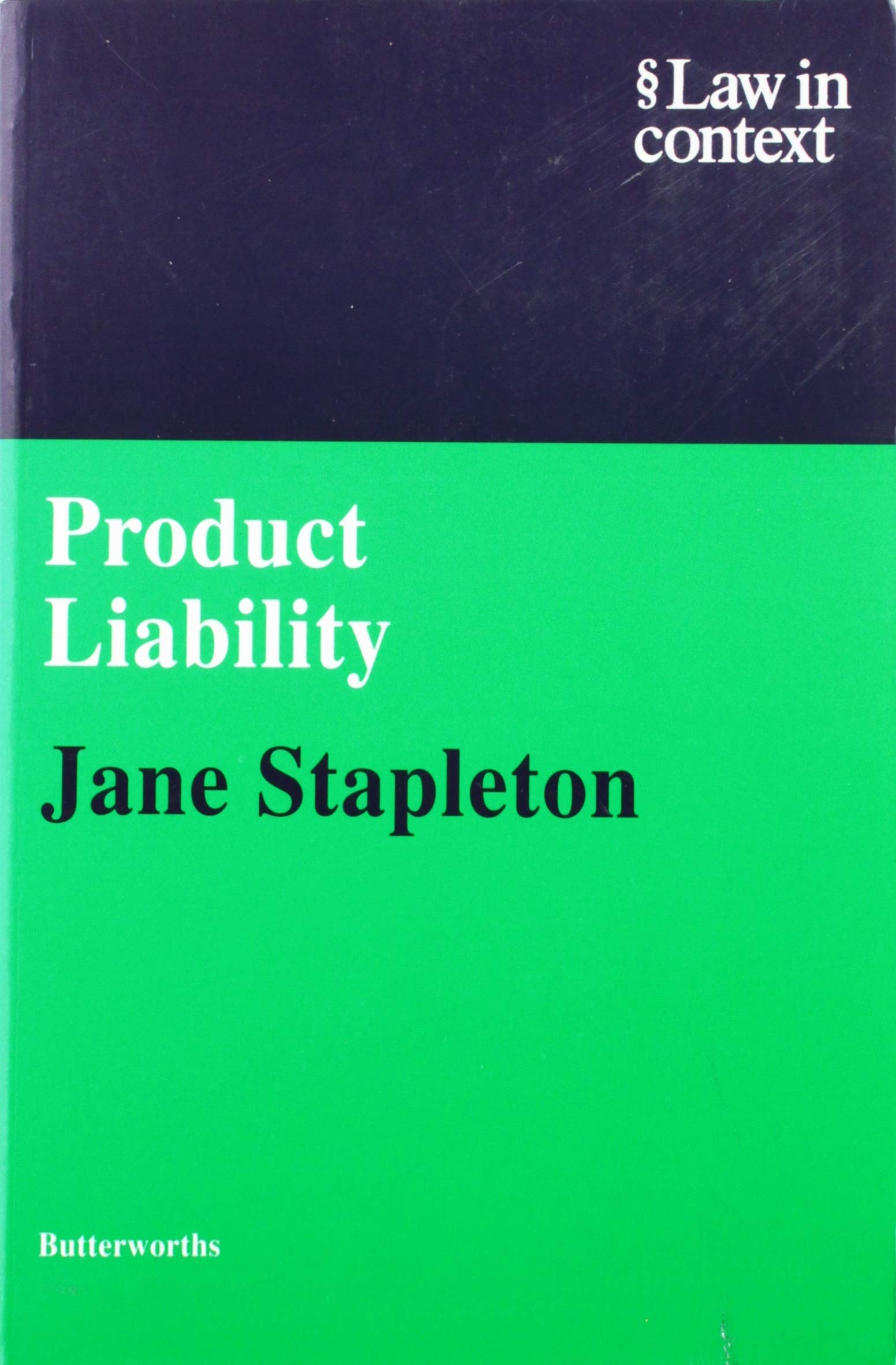 Product Liability (Law in Context),Used