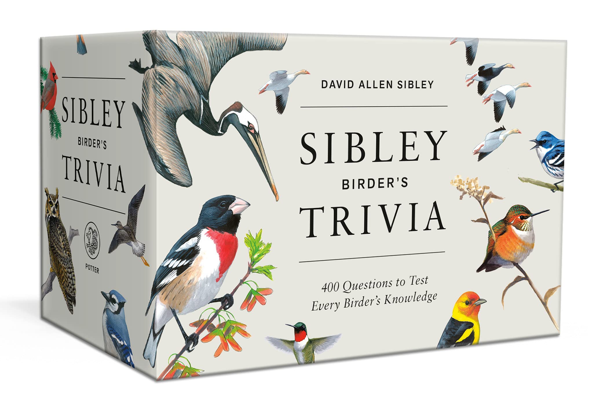 Sibley Birder'S Trivia: A Card Game: 400 Questions To Test Every Birder'S Knowledge (Ultimate Trivia Card Games),Used