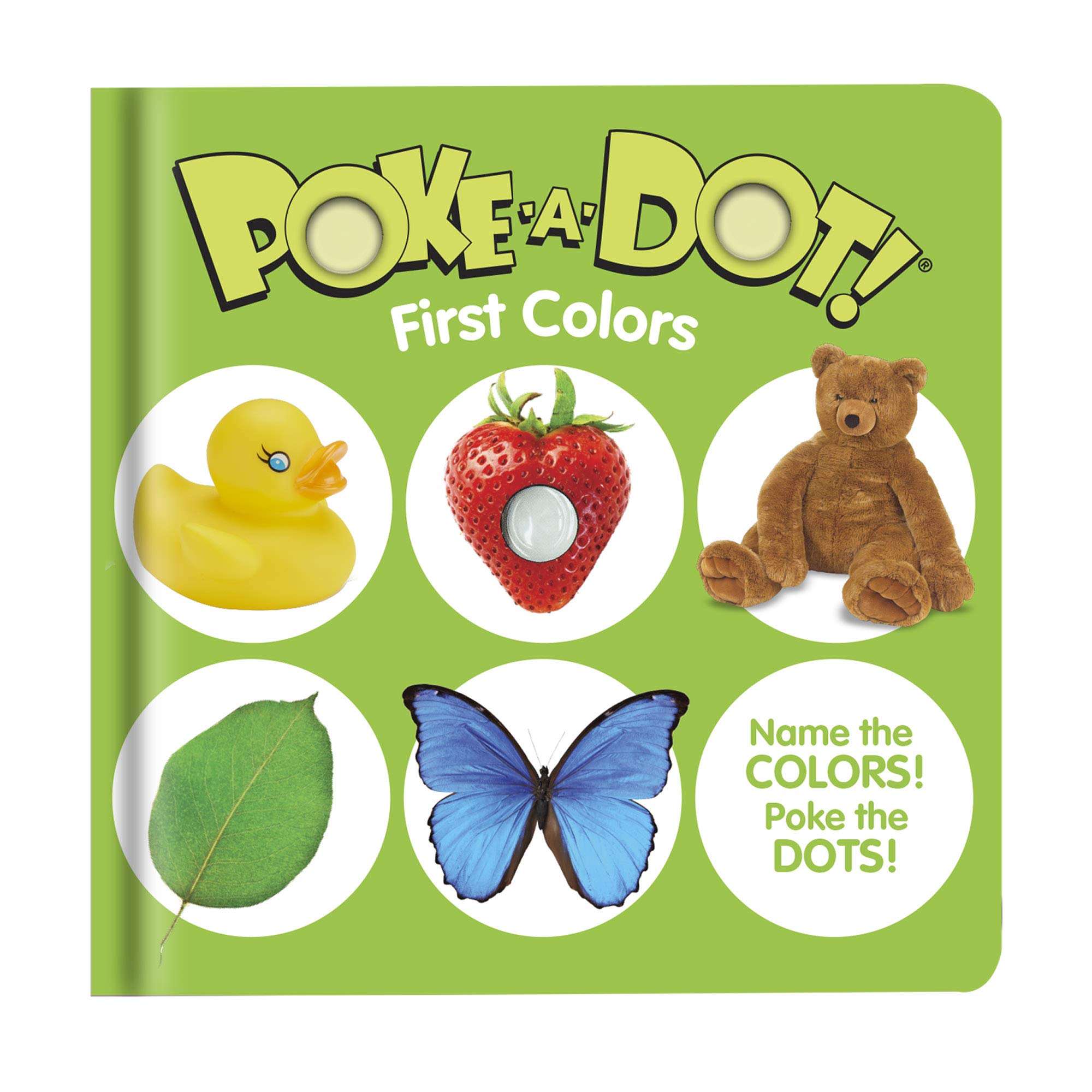 Melissa & Doug Childrens Book  PokeaDot: First Colors (Board Book with Buttons to Pop)