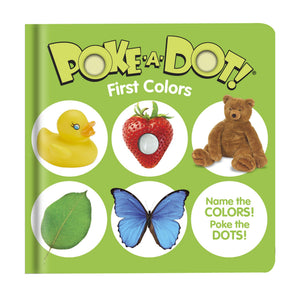 Melissa & Doug Childrens Book  PokeaDot: First Colors (Board Book with Buttons to Pop)