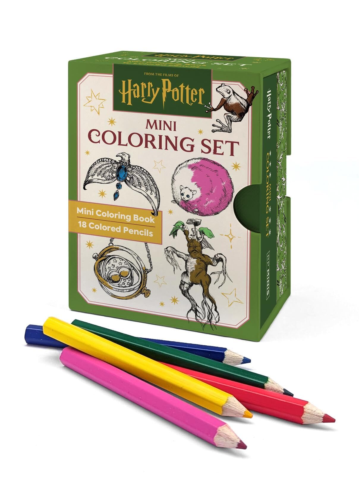 Harry Potter Mini Coloring Set: Includes Mini Coloring Book And 18 Colored Pencils (Rp Minis)