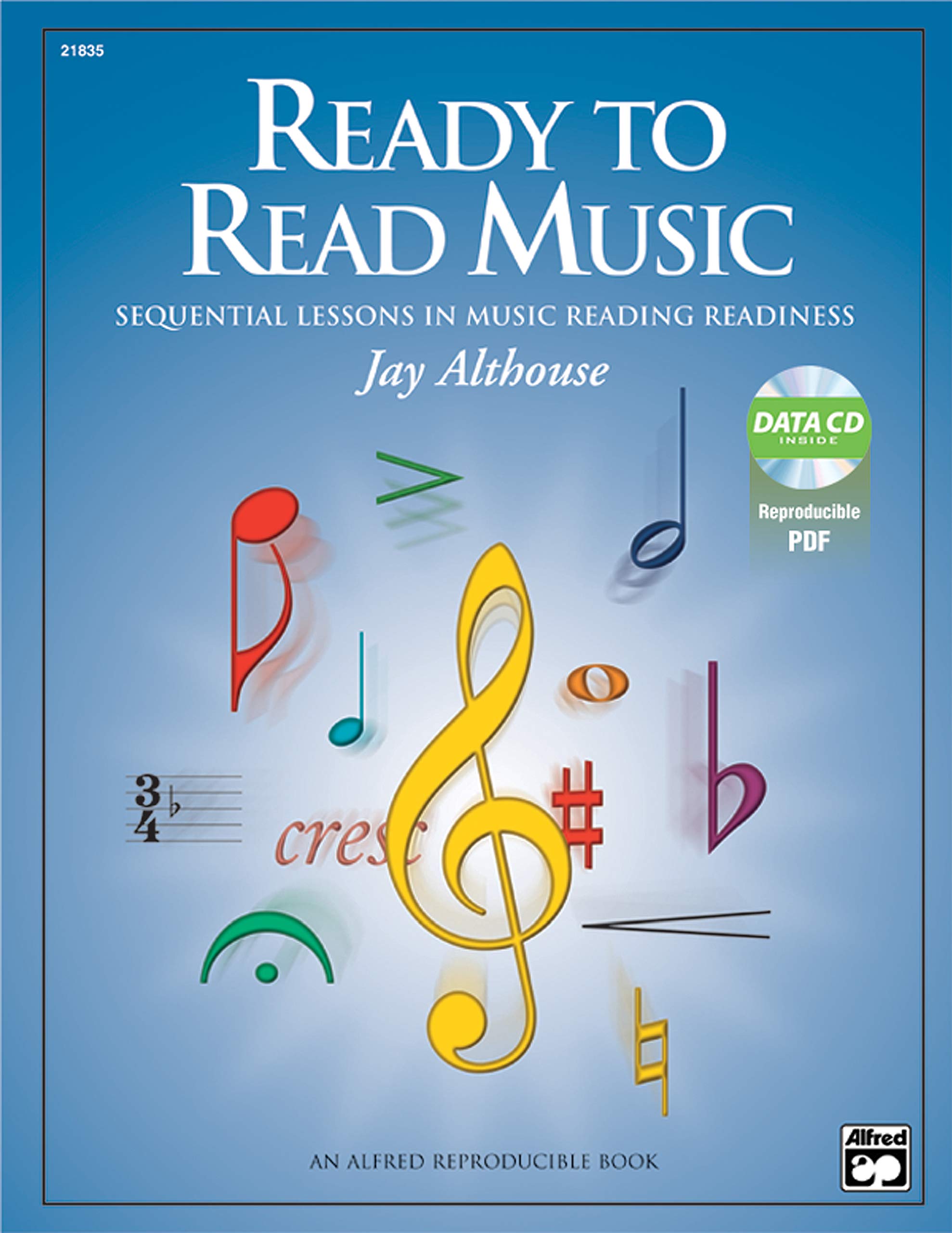 Ready To Read Music: Sequential Lessons In Music Reading Readiness, Comb Bound Book & Data Cd,Used