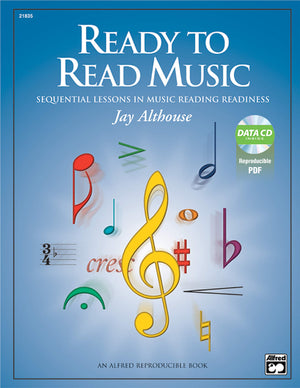 Ready To Read Music: Sequential Lessons In Music Reading Readiness, Comb Bound Book & Data Cd,Used