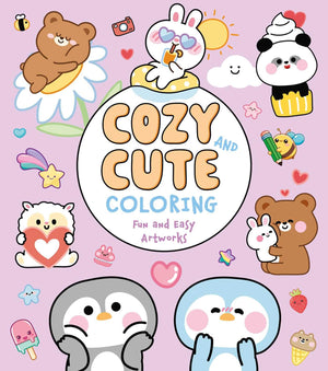 Cozy And Cute Coloring: Fun And Easy Artworks (Cozy Time)