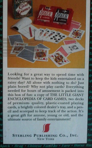 The Little Giant Encyclopedia of Card Games Gift Set,Used