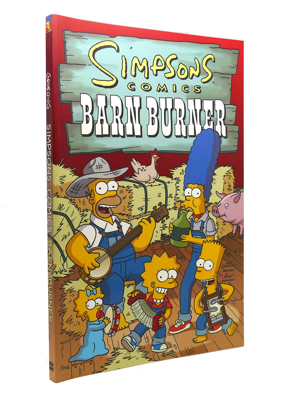 Simpsons Comics Barn Burner,Used