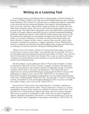 Think It, Show It Social Studies: Strategies for Communicating Understanding  Teacher Resource Provides Strategies to Develop C,Used