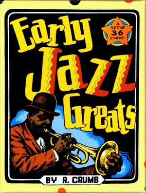Early Jazz Greats Boxed Trading Card Set by R. Crumb,New