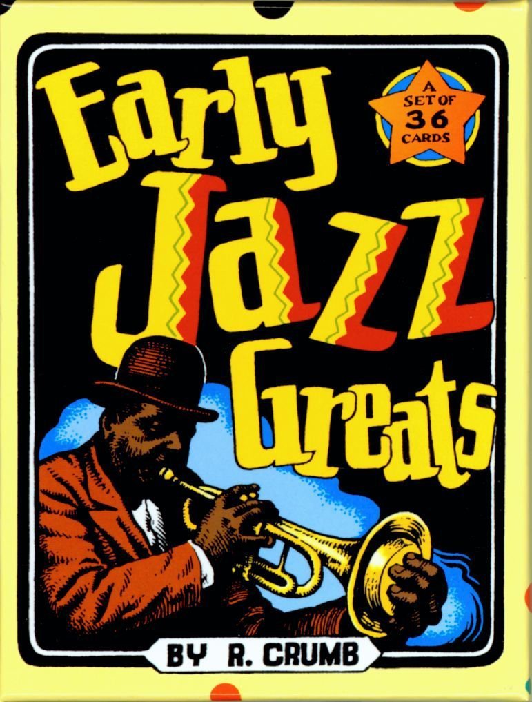Early Jazz Greats Boxed Trading Card Set by R. Crumb,New