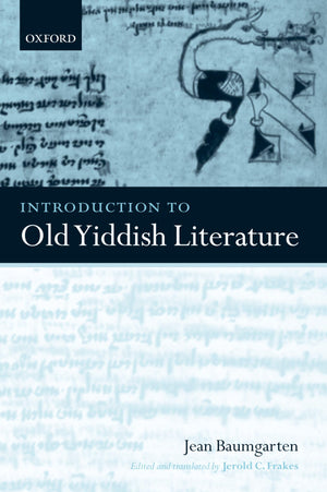 Introduction To Old Yiddish Literature