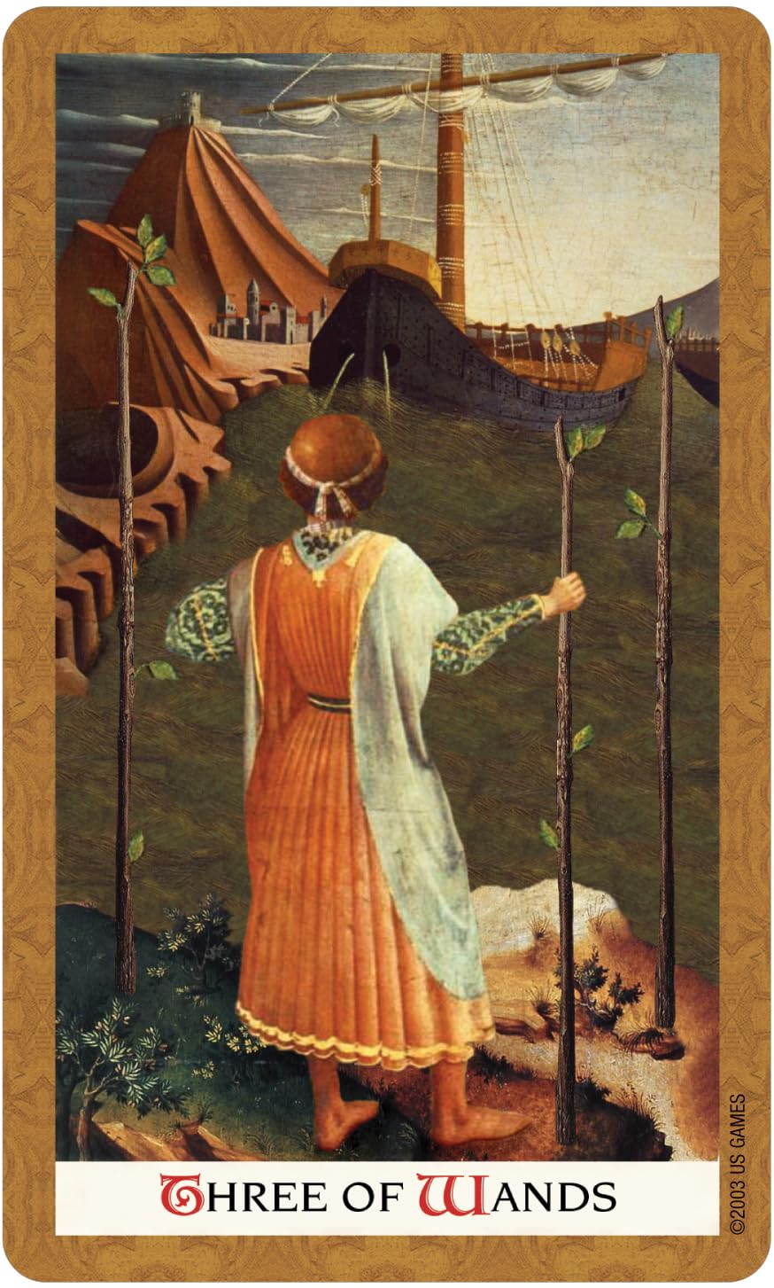 Golden Tarot Deck,New