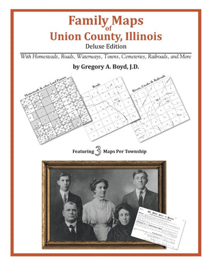 Family Maps of Union County, Illinois,Used