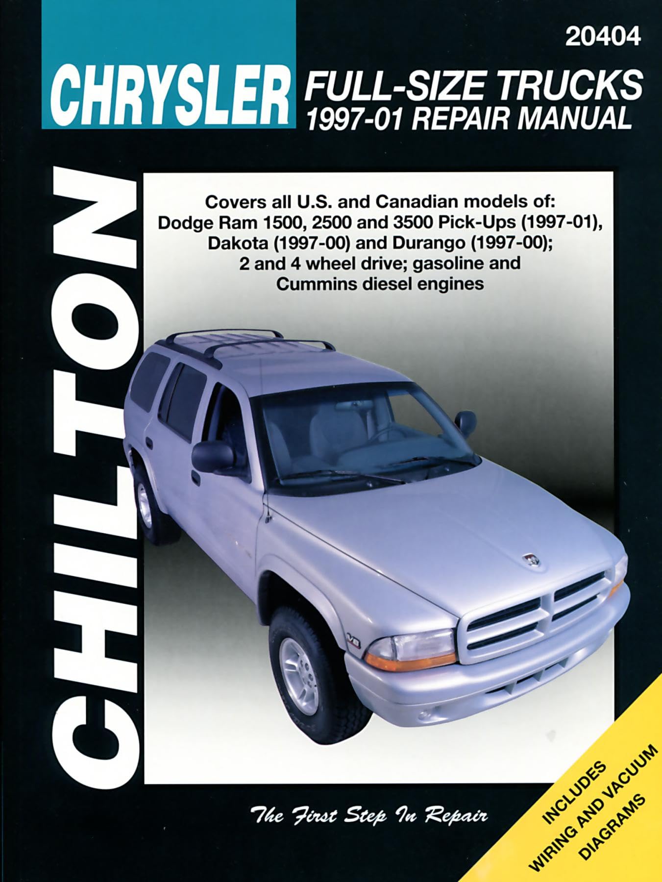 Chilton Chrysler FullSize Trucks 199701 Repair Manual: Covers All U.S. and Can,Used