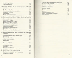 A History Of West Africa, 10001800,New