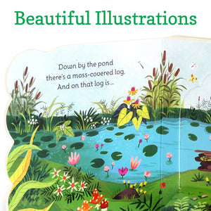 Little Green Frog Chunky LiftaFlap Board Book (Babies Love),New