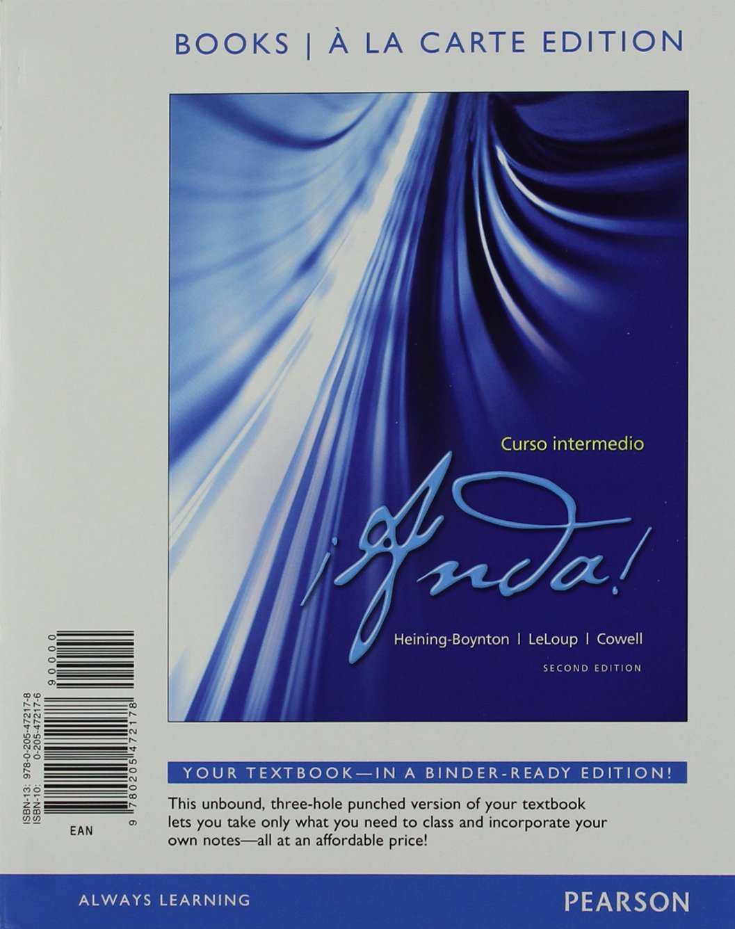 Anda! Curso intermedio, Books a la Carte Edition (2nd Edition),Used