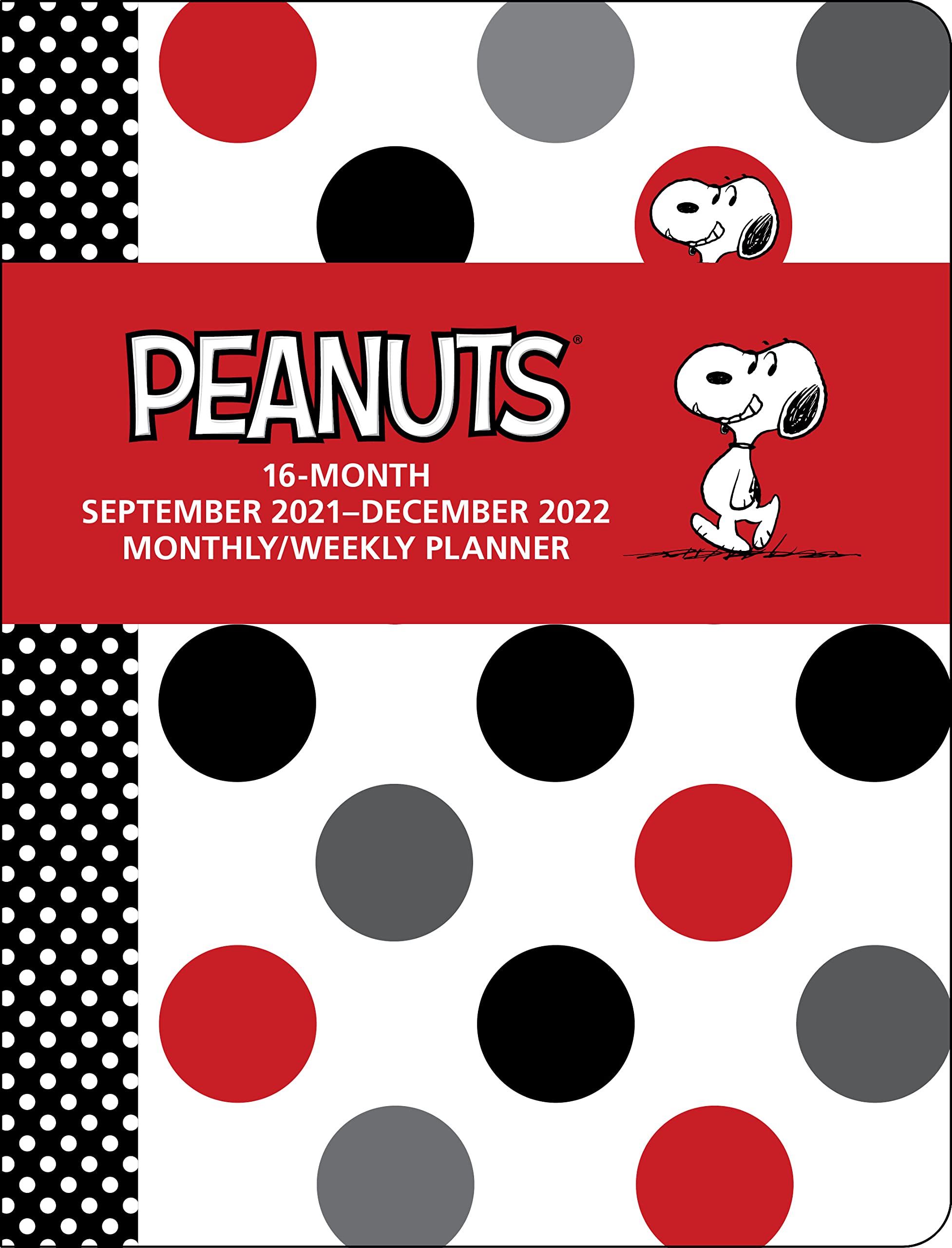 Peanuts 16Month September 2021December 2022 Monthly/Weekly Planner Calendar,Used