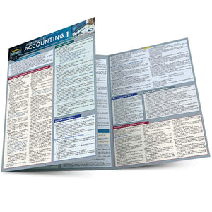 Intermediate Accounting 1 QuickStudy Laminated Reference Guide (QuickStudy Business),New