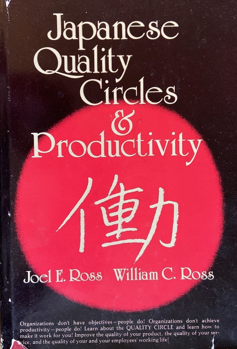 Japanese Quality Circles and Productivity,Used