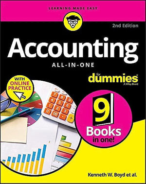 Accounting AllinOne For Dummies, with Online Practice, 2nd Edition (For Dummies (Business & Personal Finance)),Used