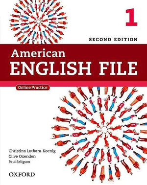 American English File Second Edition: Level 1 Student Book: With Online Practice,Used