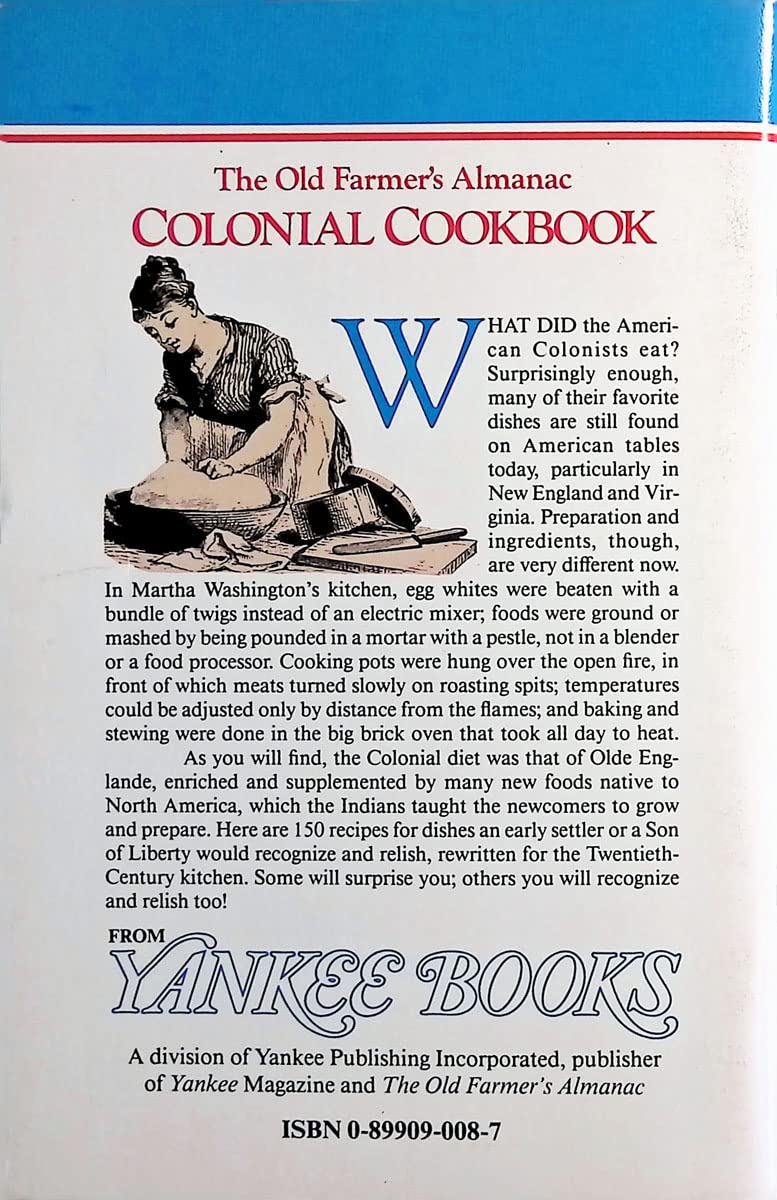 The Old Farmer's Almanac Colonial Cookbook,Used