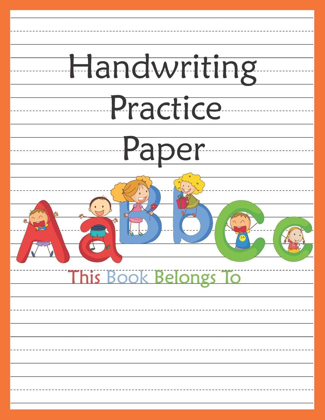 Handwriting Practice Paper: Notebook With Dotted Lined Writing For Kindergarten To 3rd Grade Students (Large 8.5x11 Inches  100,Used