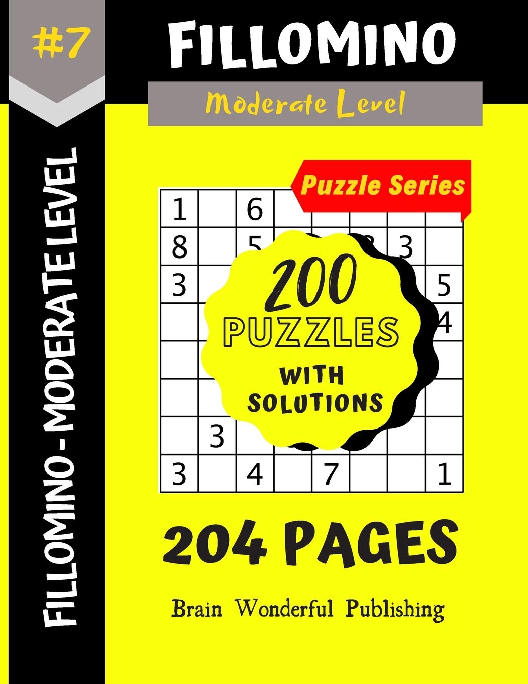 Fillomino Puzzle Series: 200 Brain Teasers Puzzle Book Collection (Fillomino 200 Puzzles),Used