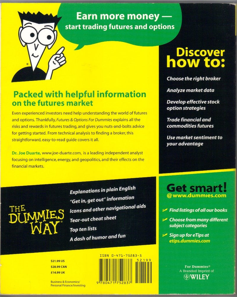 Futures & Options For Dummies,Used