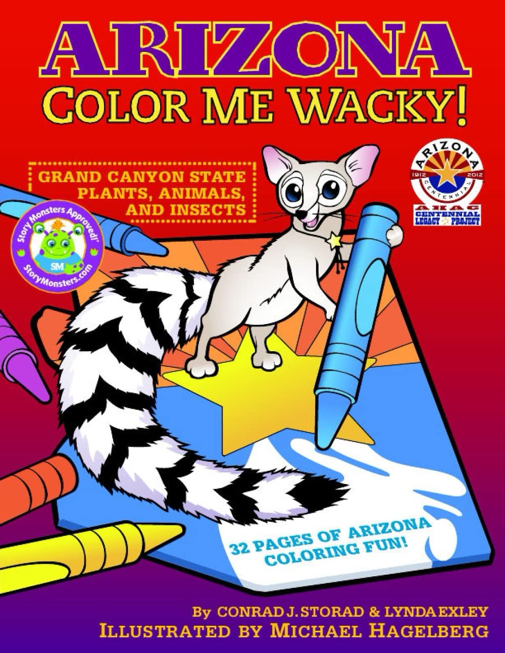 Arizona Color Me Wacky!: Grand Canyon State Plants, Animals, and Insects (Arizona Way Out West & Wacky),Used