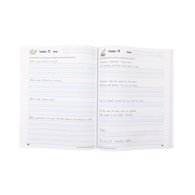 HorizonsPenmanship Complete Set (Grade 3),Used