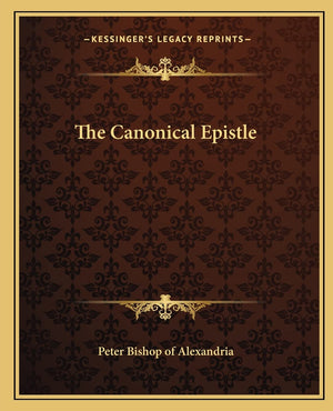 The Canonical Epistle,Used