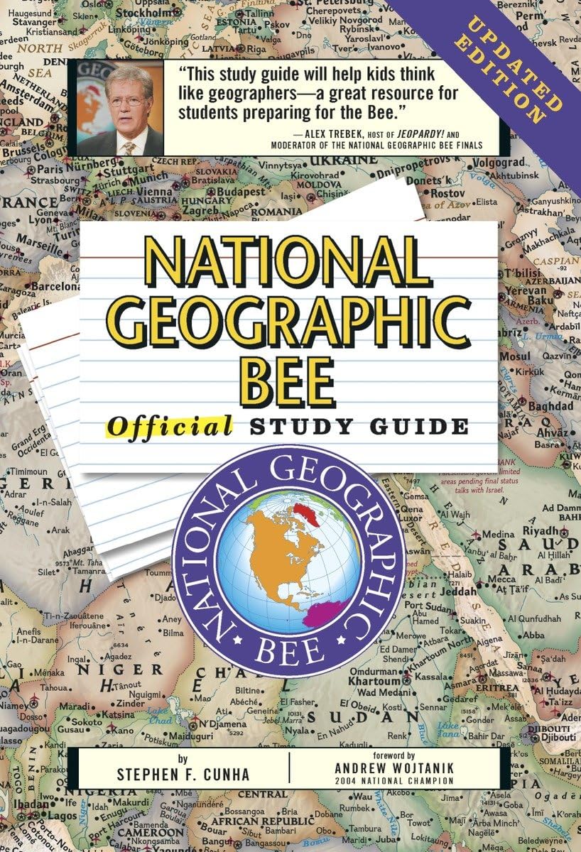 National Geographic Bee Official Study Guide Updated Edition,Used