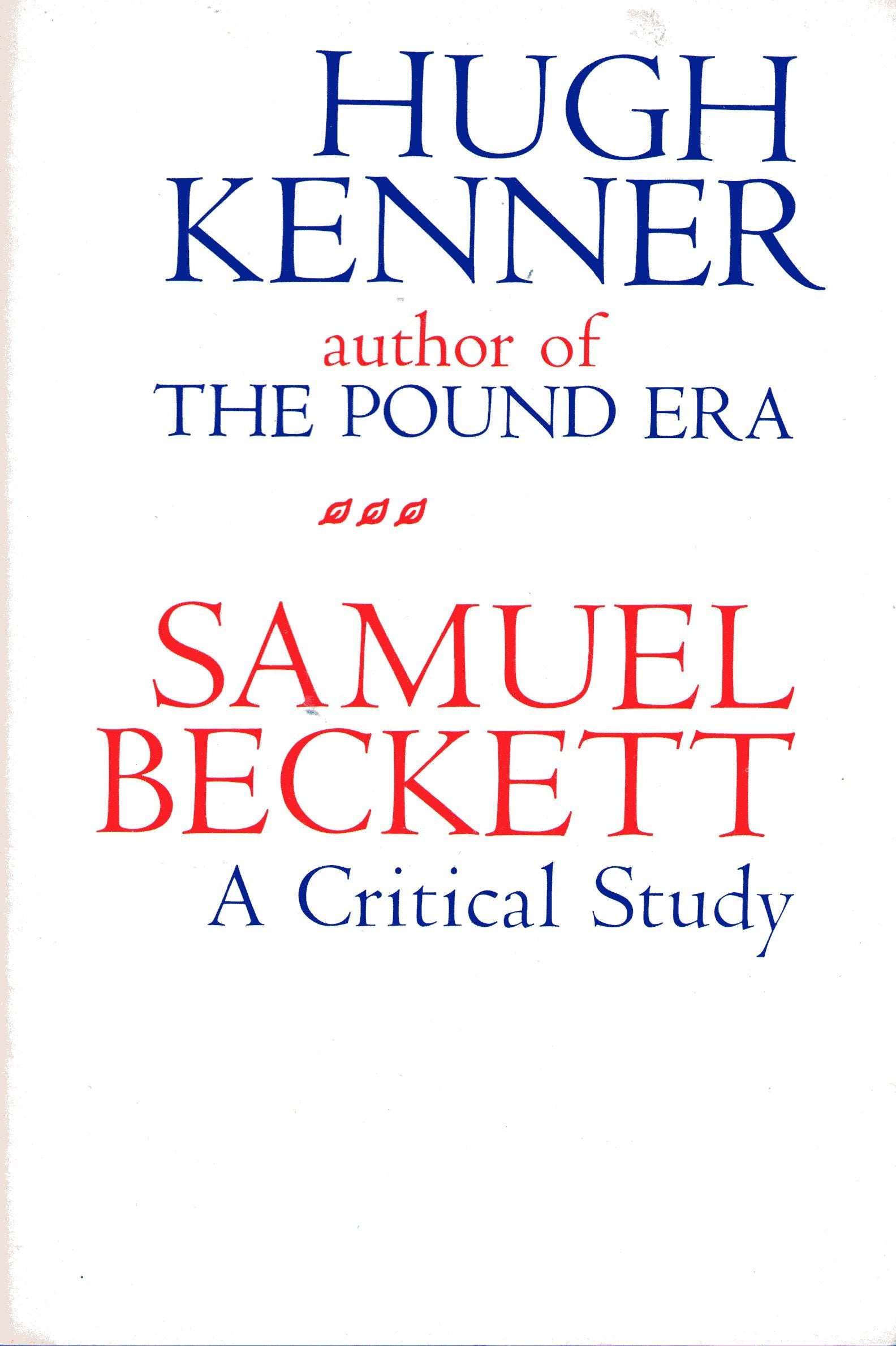 Samuel Beckett: A Critical Study,Used