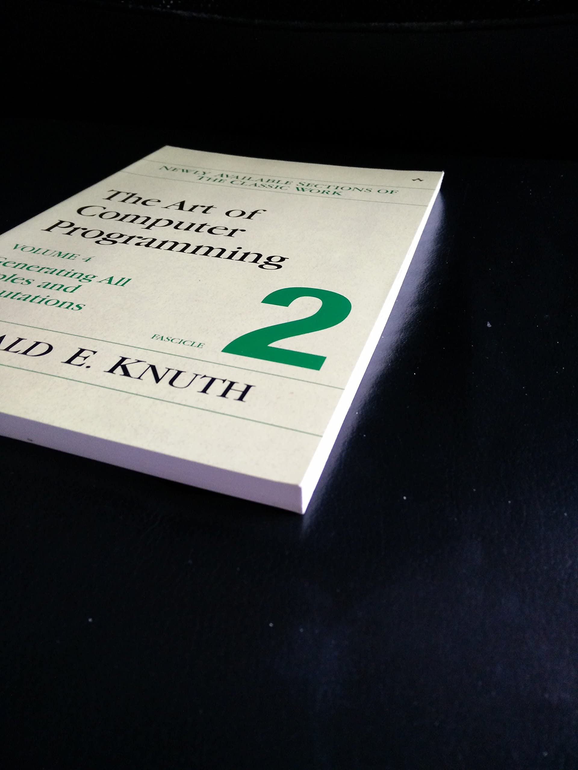 The Art of Computer Programming, Volume 4, Fascicle 2: Generating All Tuples and Permutations,New