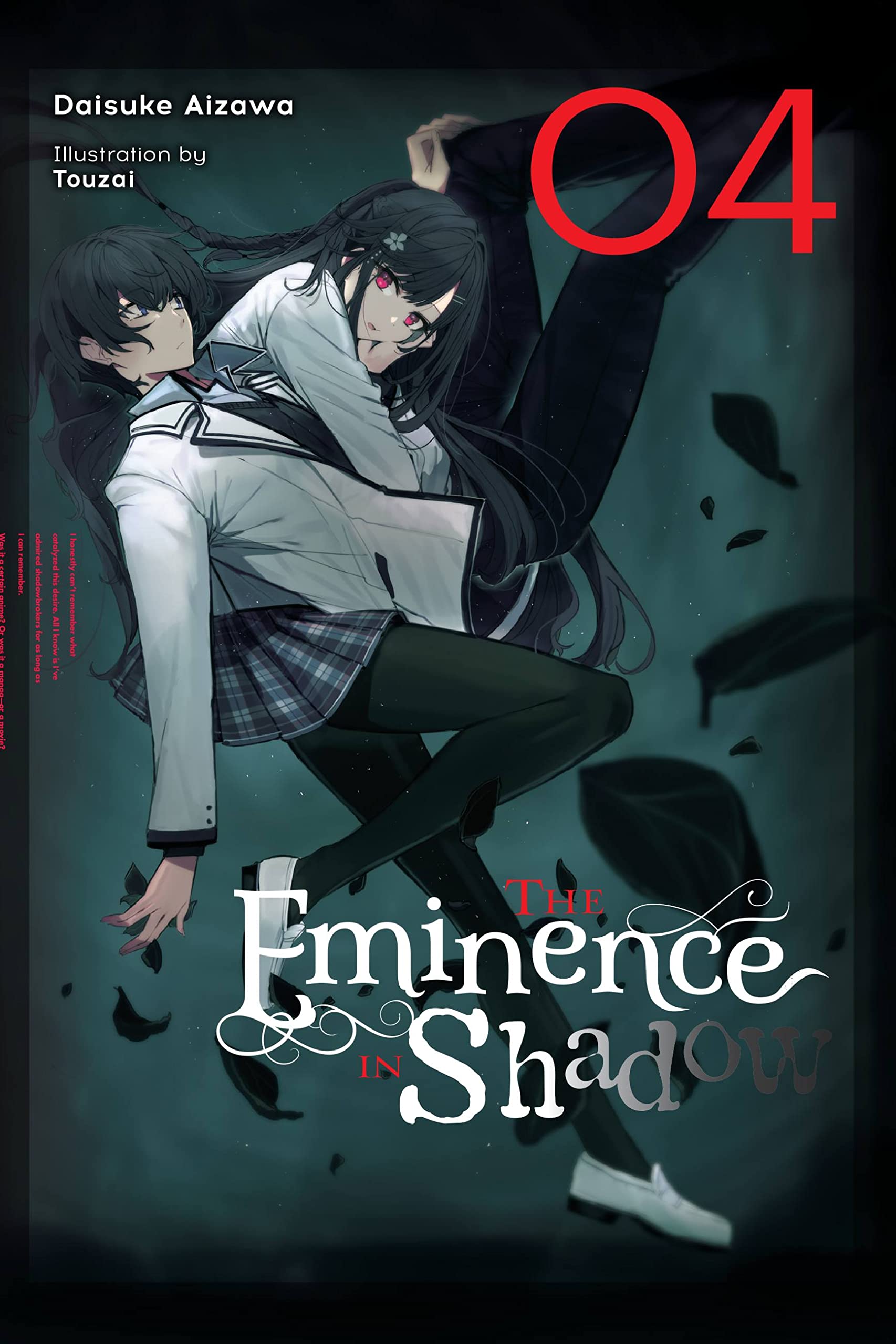 The Eminence in Shadow, Vol. 4 (light novel) (The Eminence in Shadow (light novel), 4),New