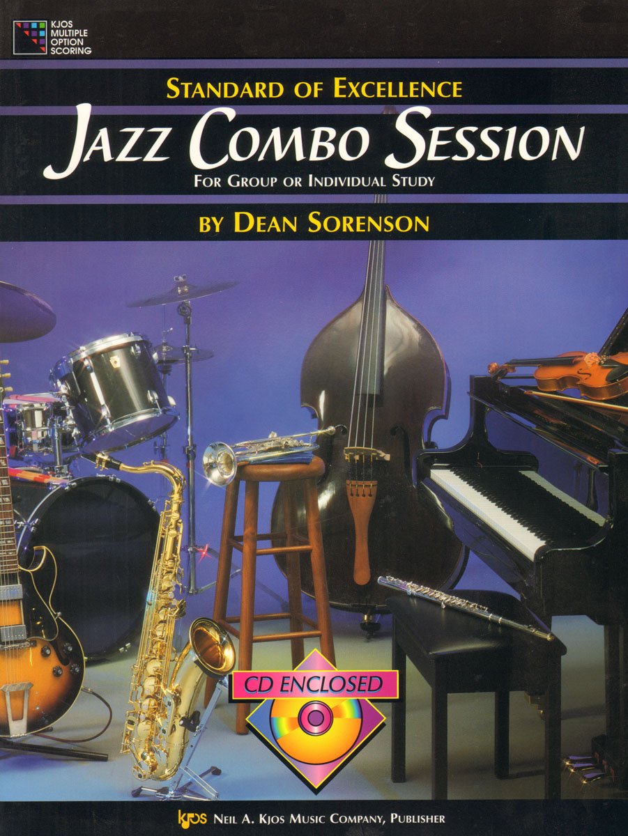 W41P  Standard of Excellence  Jazz Combo Session Book/CD  Piano (For Group or Individual Study),Used