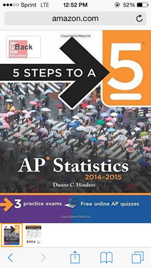 5 Steps to a 5 AP Statistics, 20142015 Edition (5 Steps to a 5 on the Advanced Placement Examinations Series),Used