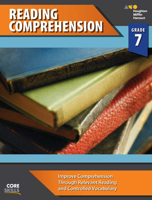 Steckvaughn Core Skills Reading Comprehension: Workbook Grade 7,New