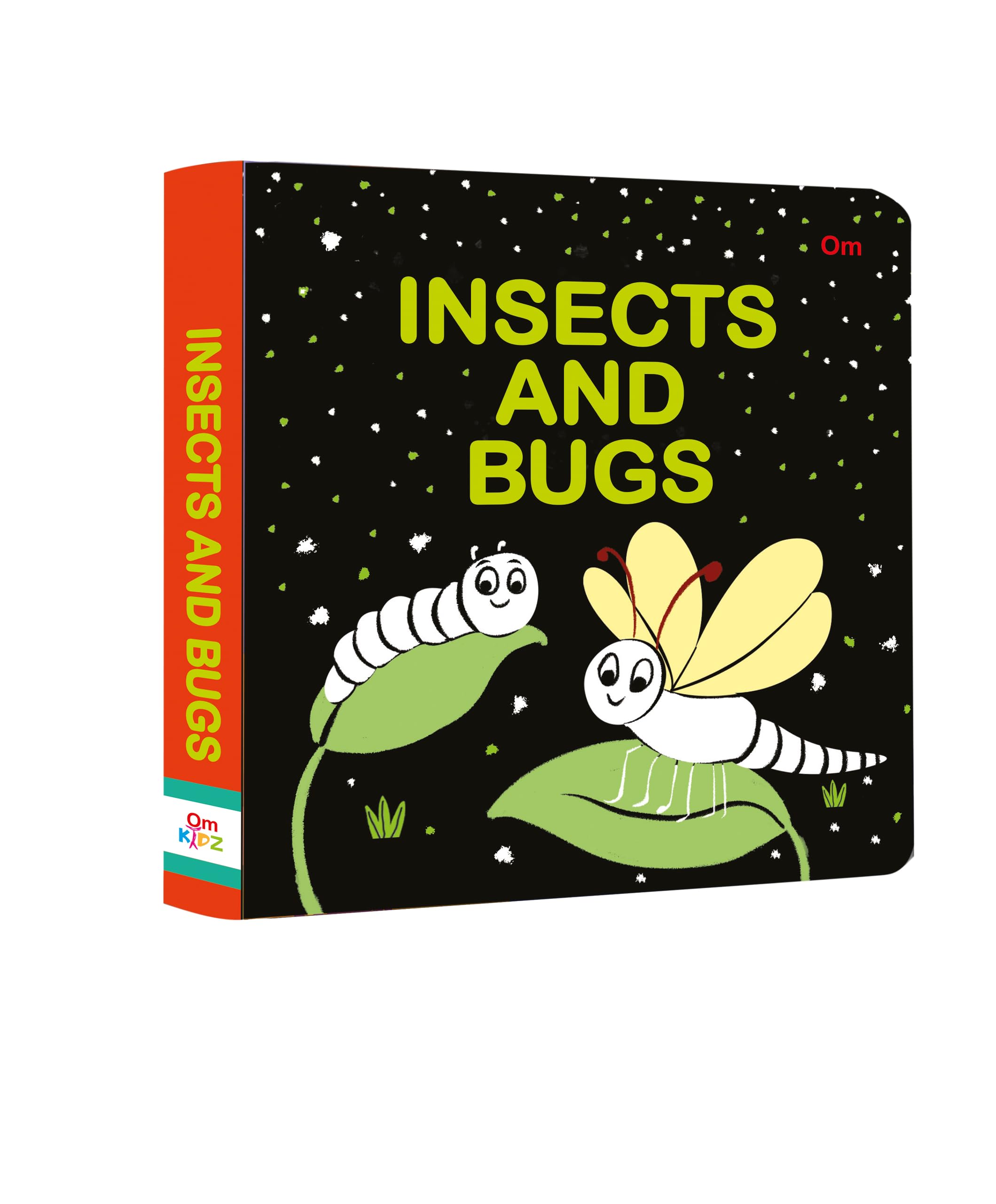 Board Book: Insects And Bugs - High Contrast Board Book For Children
