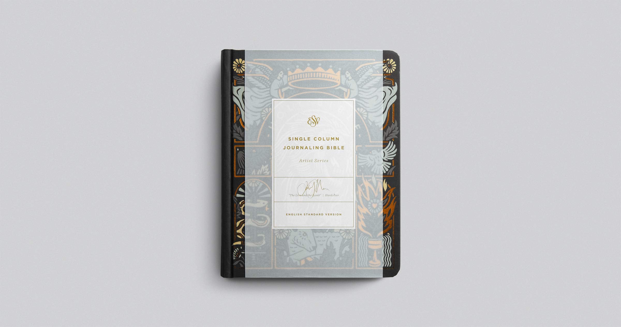 ESV Single Column Journaling Bible, Artist Series (Hardcover, Joshua Noom, The Lion and the Lamb),New