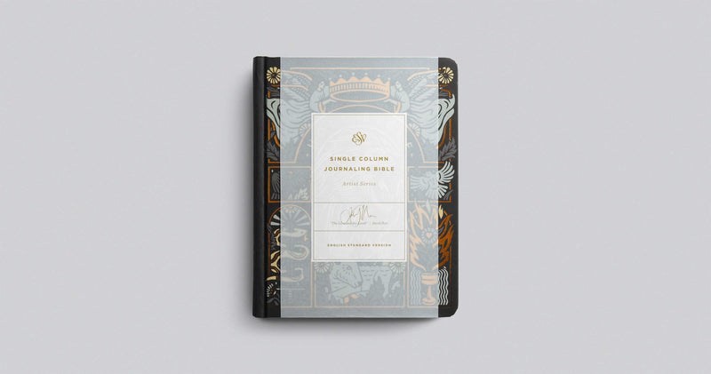 ESV Single Column Journaling Bible, Artist Series (Hardcover, Joshua Noom, The Lion and the Lamb),New