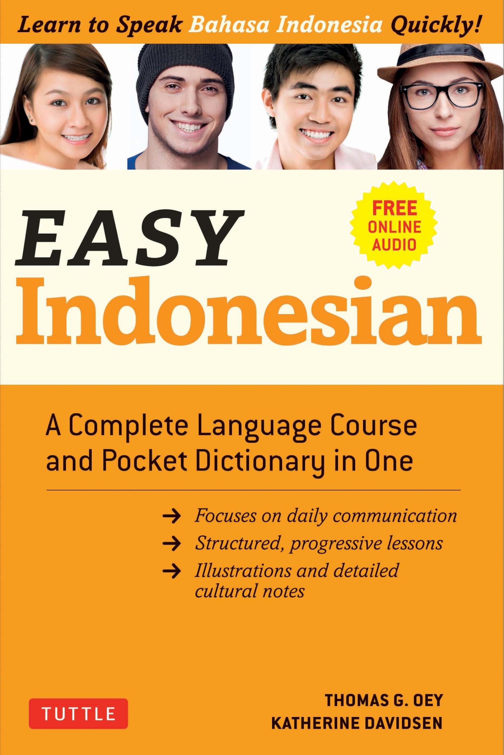 Easy Indonesian: A Complete Language Course And Pocket Dictionary In One (Free Companion Online Audio) (Easy Language Series),Used
